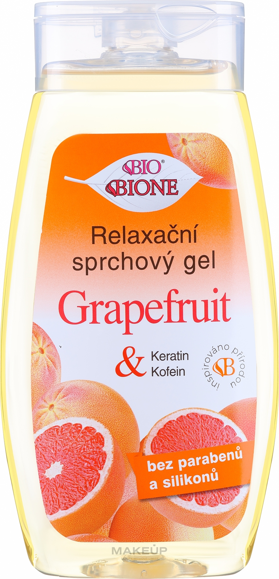 Гель для душу "Грейпфрут" - Bione Cosmetics Bio Grapefruit Relaxing Shower Gel — фото 260ml