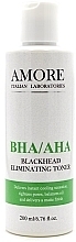 Духи, Парфюмерия, косметика Концентрированый тоник с кислотами против черных точек и акне - Amore Bha/Aha Blackhead Eliminating Toner