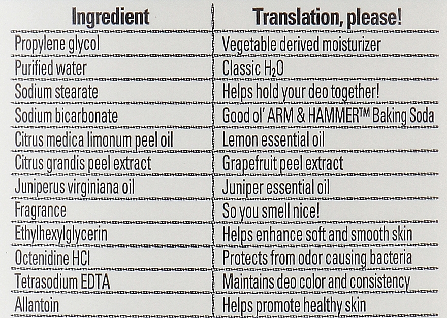 Прозрачный дезодорант без металлов - Arm&Hammer Essentials Deodorant Natural Deodorizers Juniper Berry — фото N2