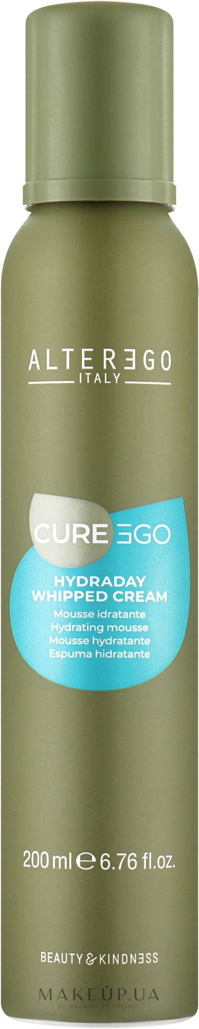 Зволожувальний мус-кондиціонер для волосся - Alter Ego CureEgo Hydraday Whipped Cream — фото 200ml