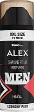 Піна для гоління - Bradoline Alex Fireball Shaving Foam — фото N1