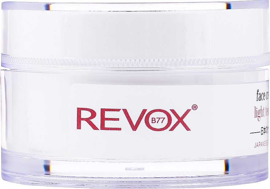 Легкий крем для лица против первых признаков старения - Revox B77 Japanese Ritual Face Cream Light Texture