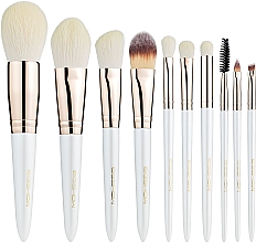 Набор кистей для макияжа, 10 шт - Eigshow Beauty Champaign Gold Brush Kit — фото N1