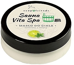 Масло для тіла "Лайм і м'ята" - Soap&Friends Sauna Vita Spa — фото N1