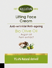 Подтягивающий крем для лица против морщин - Kalliston Lifting & Anti-Wrinkle Face Cream (пробник) — фото N1