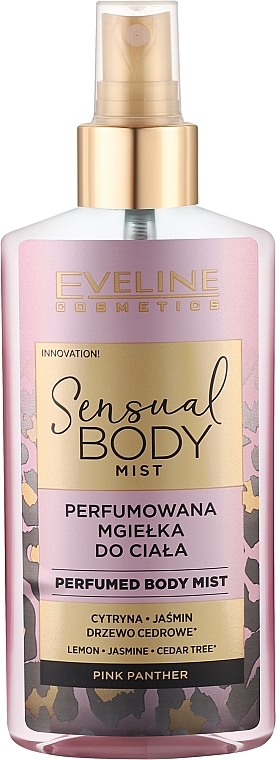 Парфумований спрей для тіла - Eveline Cosmetics Sensual Body Mist Pink Panther — фото N1