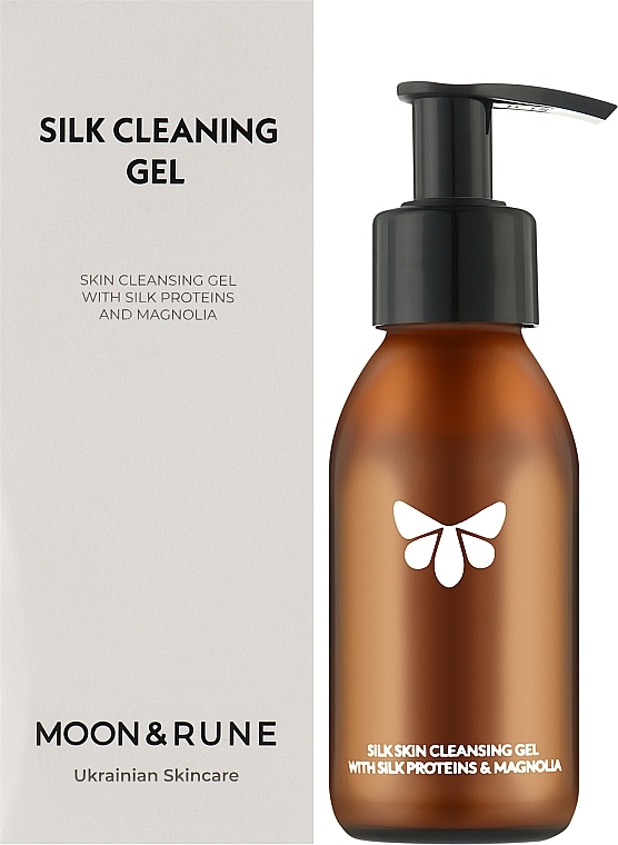 Гель для очищення шкіри з протеїнами шовку та південною магнолією - Moon&Rune Silk Skin Cleansing Oil — фото N2