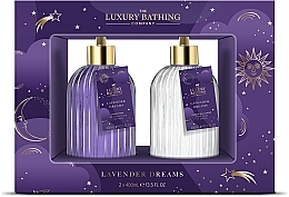 Парфумерія, косметика Набір - Grace Cole The Luxury Bathing Lavender Dreams Heavenly Hands (h/wash/400ml+h/nail/cr/400ml)
