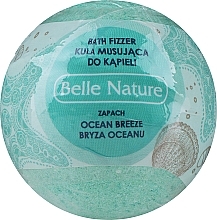 Вируюча кулька для ванни, блакитна - Belle Nature Ocean Breeze Bath Fizzer — фото N2