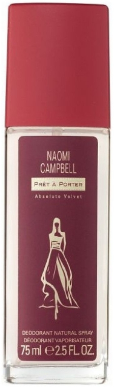 Naomi Campbell Pret a Porter Absolute Velvet - Дезодорант — фото N1