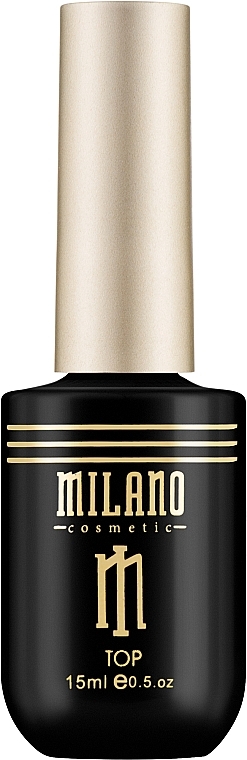 Топ для гель-лака - Milano Top Gold Matte — фото N1