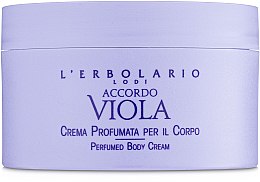 Ароматизированный крем для тела "Фиалка" - L'Erbolario Crema Viola — фото N2