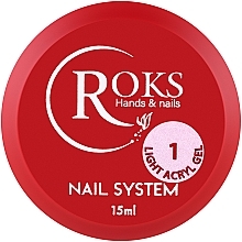 Духи, Парфюмерия, косметика Акрил-гель для ногтей - Roks Light Acryl Gel