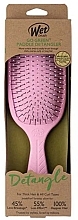 Щітка для волосся - Wet Brush Go Green Biodegradeable Paddle Detangler Pink — фото N3