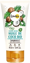 Парфумерія, косметика Крем для рук з маслом кокоса - Lovea Hand Cream Organic Coco Oil (Refill)
