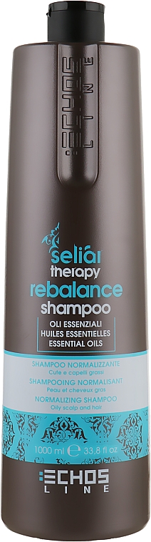 Шампунь-баланс для жирной кожи головы - Echosline Seliar Therapy Rebalance Shampoo — фото N3