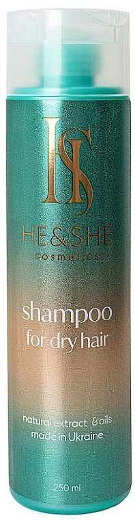 Шампунь для сухого волосся - He&She Cosmetics Shampoo For Dry Hair — фото N1