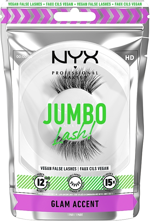 NYX Professional Makeup Jumbo Lash! Glam Accent - Накладні вії — фото N1