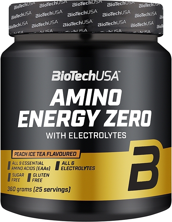 Аминокислоты "Персиковый холодный чай" - BioTechUSA Amino Energy Zero With Electrolytes Peach Ice Tea — фото N1