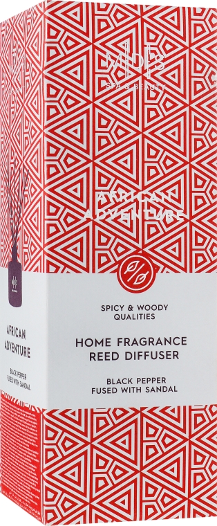 Аромадифузор "Африканські пригоди" - Mades Cosmetics African Advanture Home Fragrance Reed Diffuser