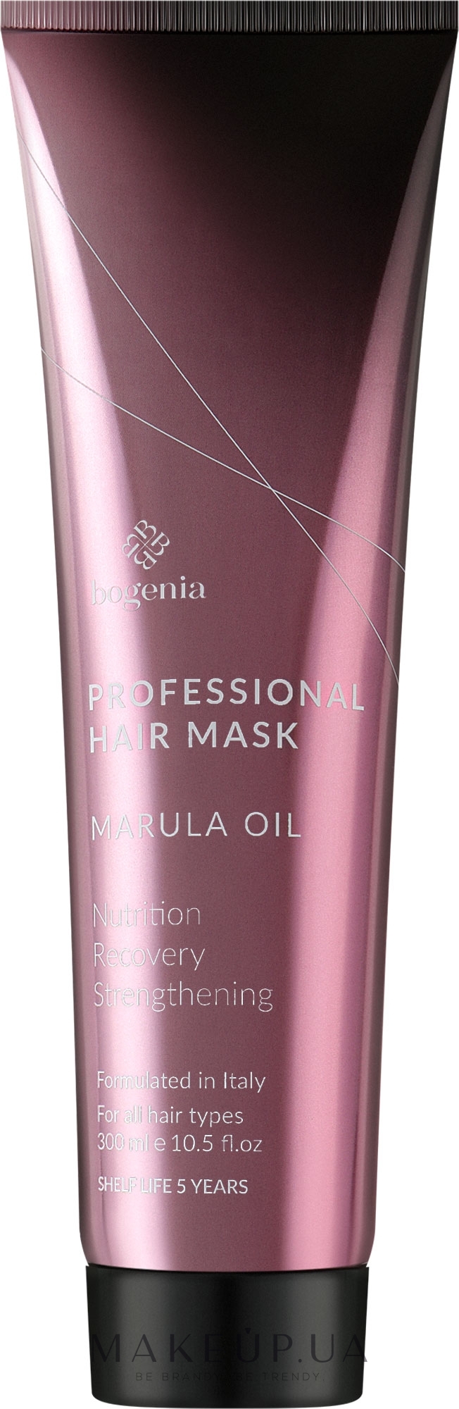 Профессиональная маска для волос с маслом марулы - Bogenia Professional Hair Mask Marula Oil — фото 300ml