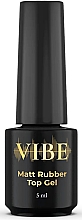 Парфумерія, косметика Матовий топ для гель-лаку - Vibe Matt Rubber Top Gel