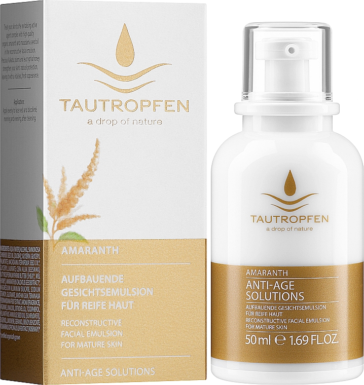 Відновлювальна емульсія для обличчя - Tautropfen Amarant Anti-Age Solutions — фото N2