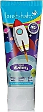 Парфумерія, косметика Дитяча зубна паста «Rocket Blueberry», 3-6 років - Brush-Baby Toothpaste