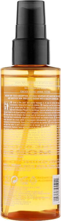 Олія для тіла "Моринга" - The Body Shop Moringa Nourishing Dry Oil For Body — фото N2