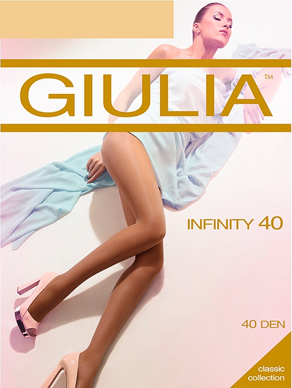 Колготки для жінок "Infinity" 40 Den, diano - Giulia — фото N1