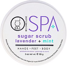 Духи, Парфюмерия, косметика Разглаживающий рисовый скраб - BCL SPA Lavender + Mint