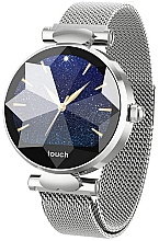Парфумерія, косметика Смарт-годинник для жінок, сталевий, сріблястий - Garett Smartwatch Women Lisa