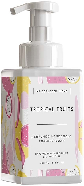 Парфумоване мило-пінка для рук і тіла "Tropical Fruits" - Mr.Scrubber Home Tropical Fruits Perfumed Hand & Body Foarming Soap — фото N1