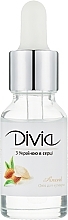Духи, Парфюмерия, косметика Масло для кутикулы "Миндаль" - Divia Cuticle Oil Almond Di1634