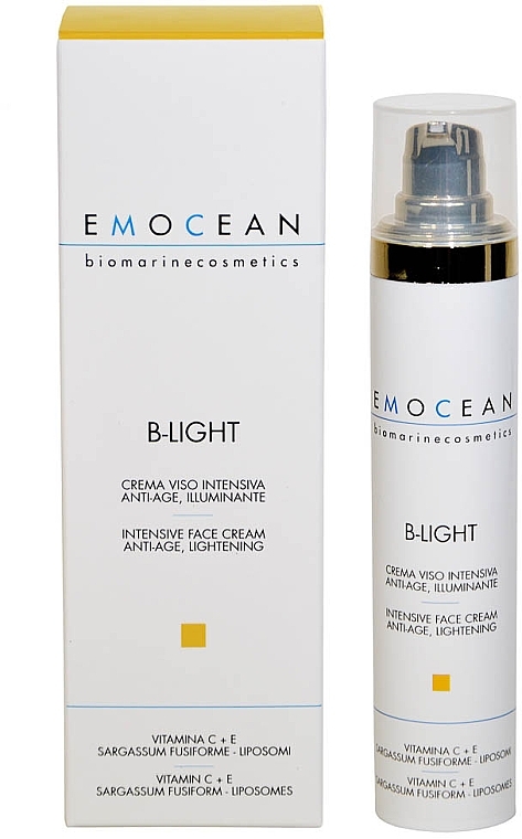 Інтенсивний крем для обличчя - Emocean B-Light Intensive Face Cream Vitamin C + E — фото N1