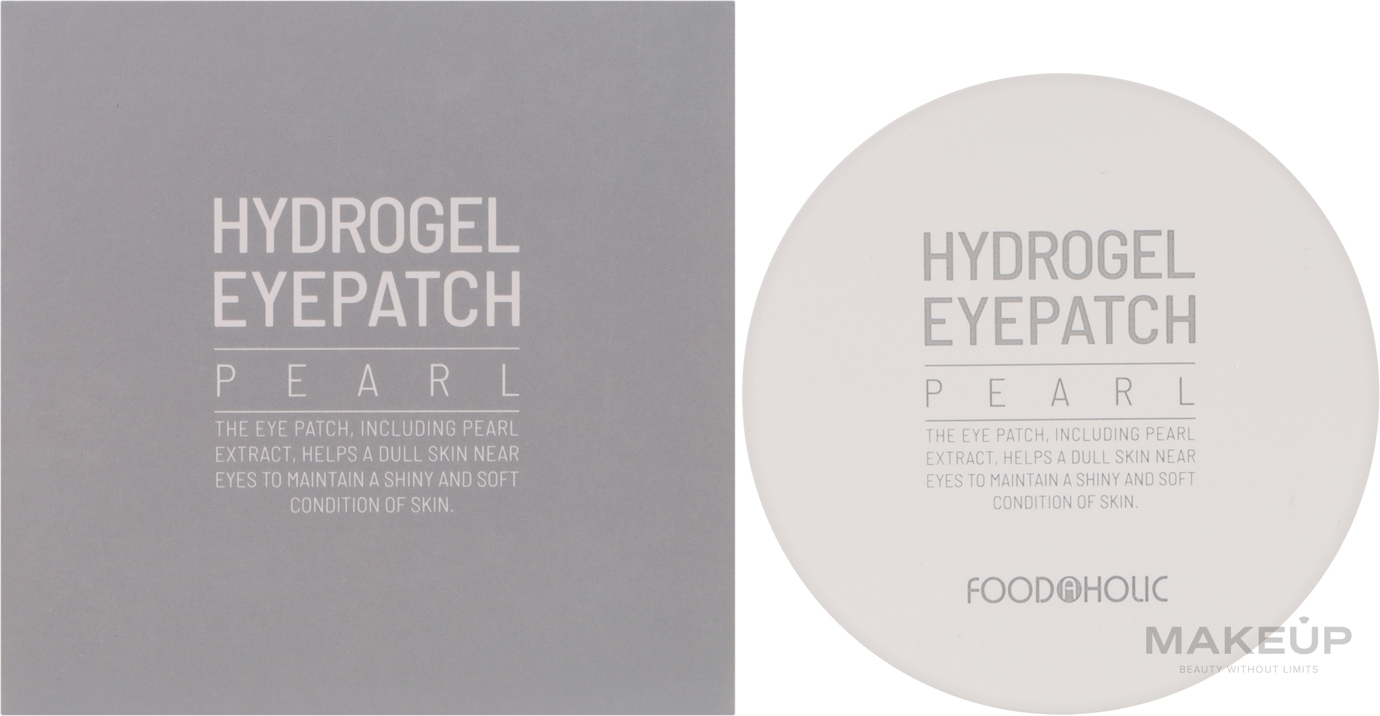 Патчі під очі з екстрактом перлів - Food a Holic Hydrogel Eyepatch Pearl — фото 60шт