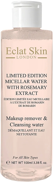 Міцелярна вода з екстрактом розмарину - Eclat Skin London Limited Edition Micellar Water With Rosemary Extract — фото N1