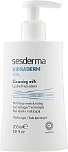 Очищувальне молочко для обличчя - SesDerma Laboratories Hidraderm Hyal Cleansing Milk Leche Limpiadora — фото N1