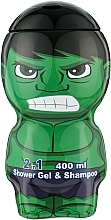 Парфумерія, косметика Гель-шампунь "Халк" - Air-Val International Hulk 2D Shower Gel & Shampoo