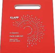 Набор - Klapp A Classic Ultra Face Care Set 4 (f/cr/50ml + eye/cr/15ml) — фото N1
