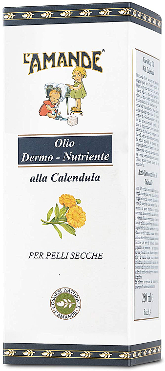 Масло для тела "Календула" - L'Amande Dermo Oil Nourishing With Calendula — фото N2