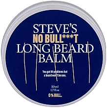 Бальзам-воск для бороды - Steve`s No Bull***t Beard Long Beard Balm — фото N1