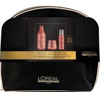 Набор - L'Oreal Professionnel Inforcer Strengthening (shm/300ml + mask/250ml + spray/60ml + bag)	