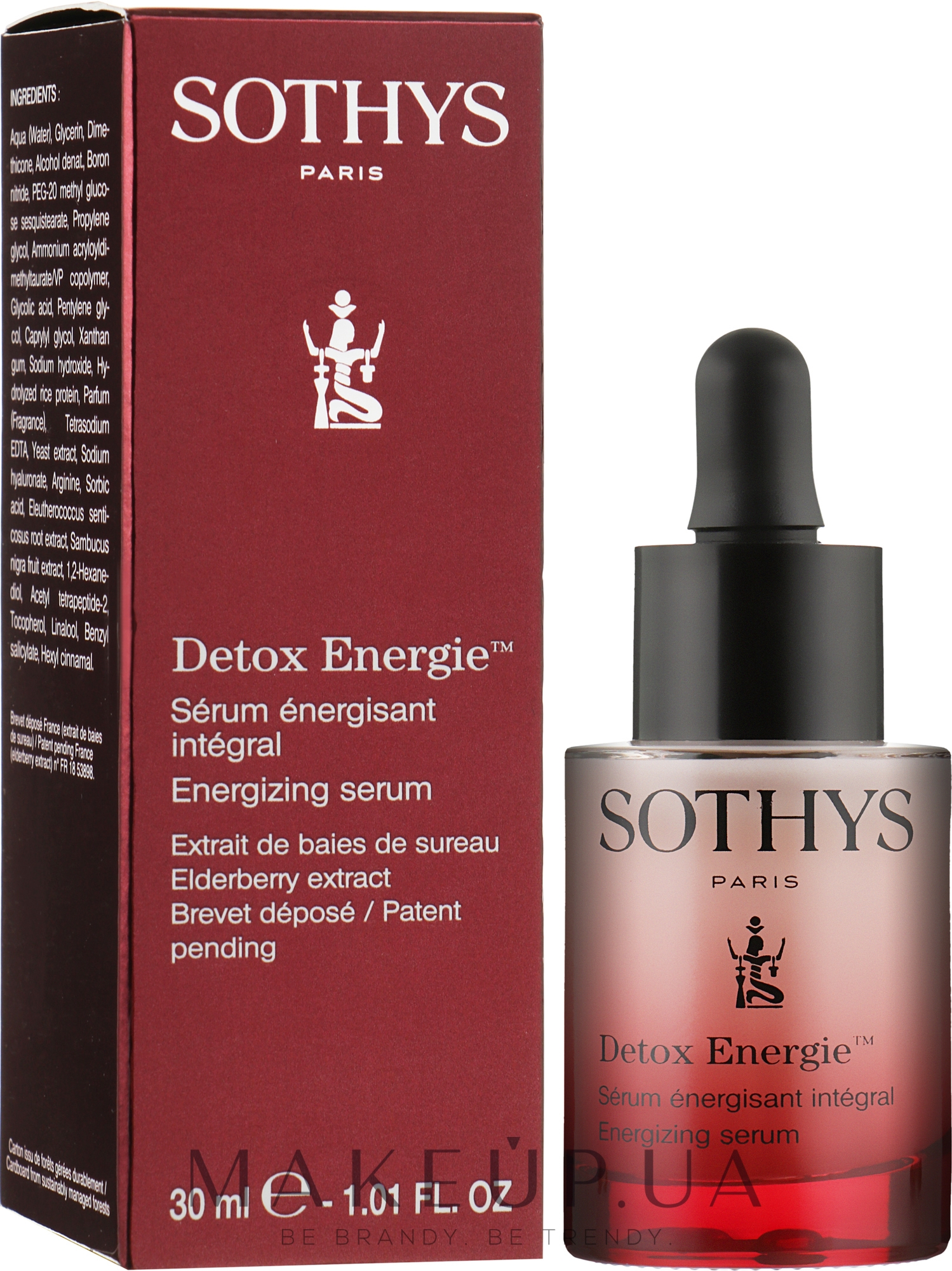 Энергонасыщающая сыворотка для лица - Sothys Detox Energie Energizing Serum — фото 30ml