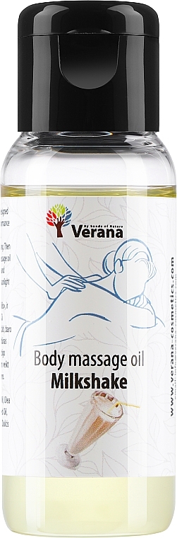 Массажное масло для тела "Milkshake" - Verana Body Massage Oil  — фото N1