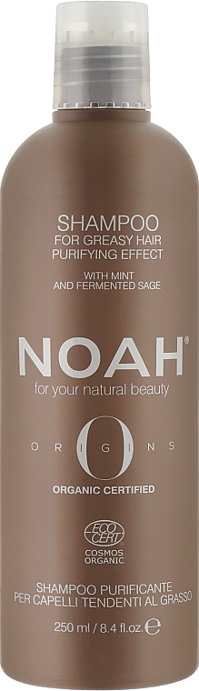 Очищувальний шампунь для волосся - Noah Origins Purifying Shampoo For Greasy Hair — фото N1