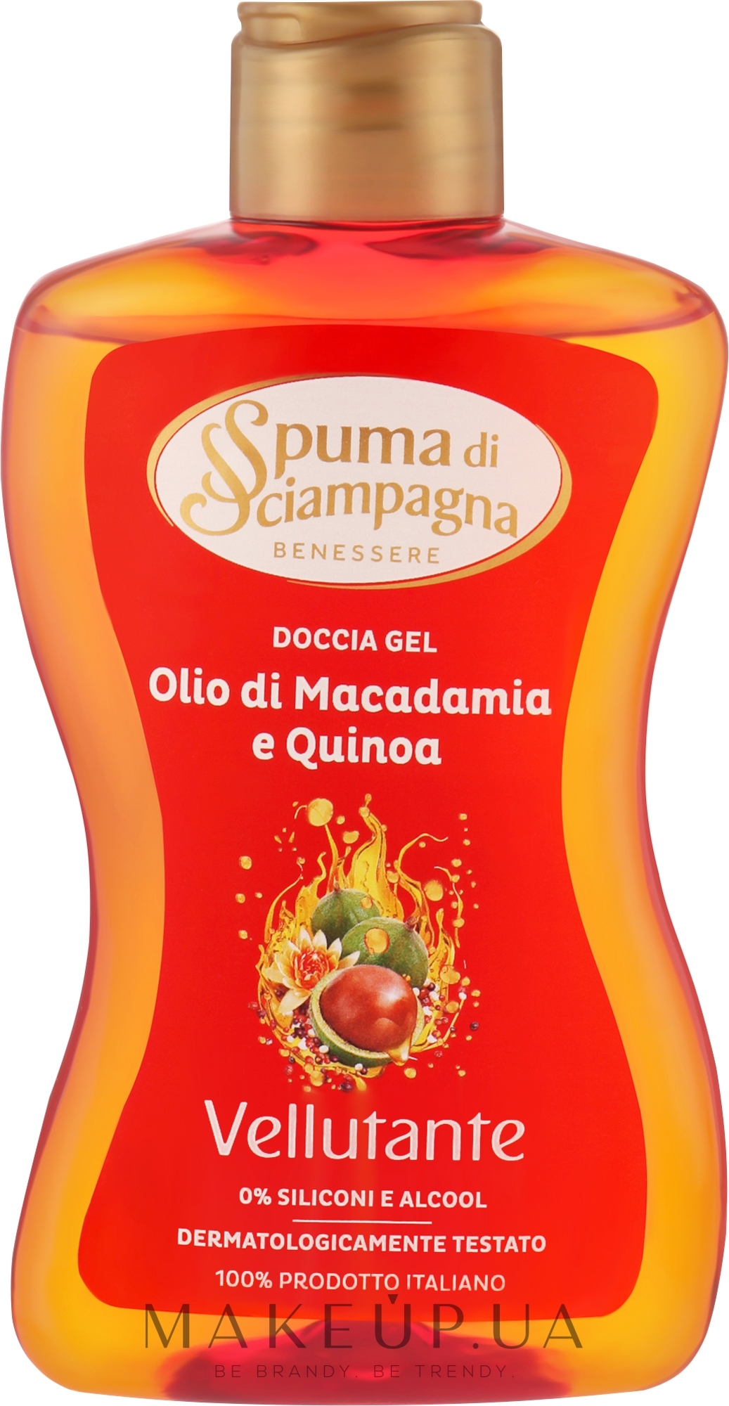 Гель для душа "Масло макадамии и киноа" - Spuma di Sciampagna Gel — фото 300ml