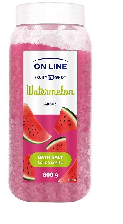 Сіль для ванн "Кавун" - On Line Watermelon Bath Sea Salt — фото N1