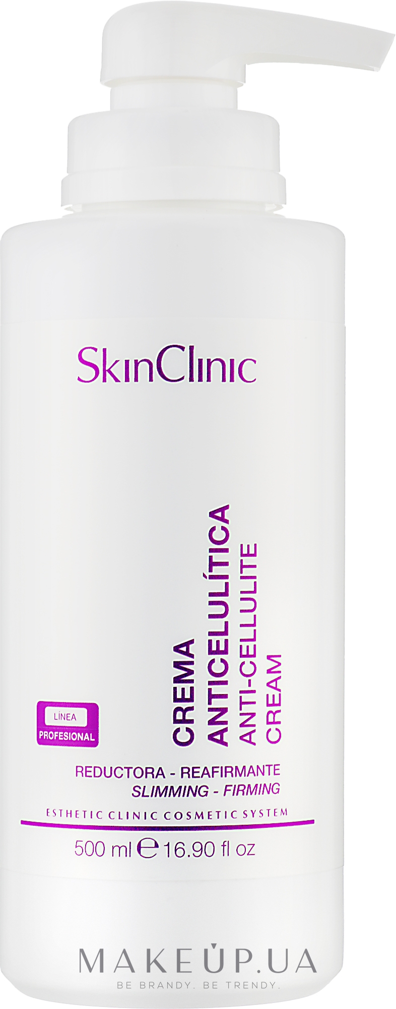 Крем антицеллюлитный для тела - SkinClinic Cream Anti-Cellulite — фото 500ml