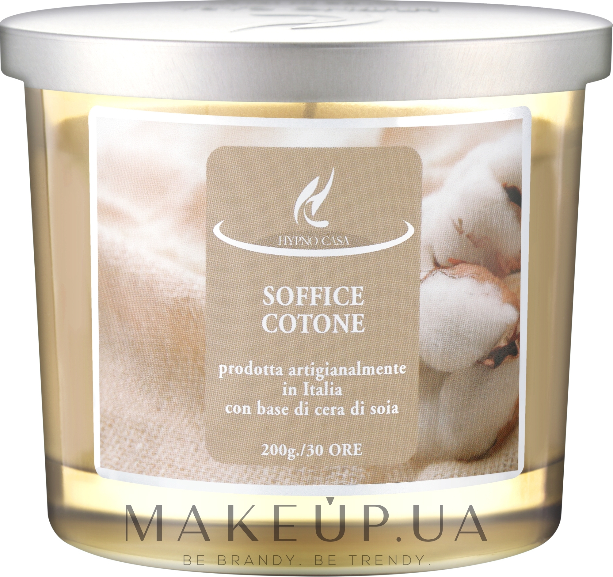 Свічка парфумована "Soffice Cotone" - Hypno Casa Candle Perfumed — фото 200g